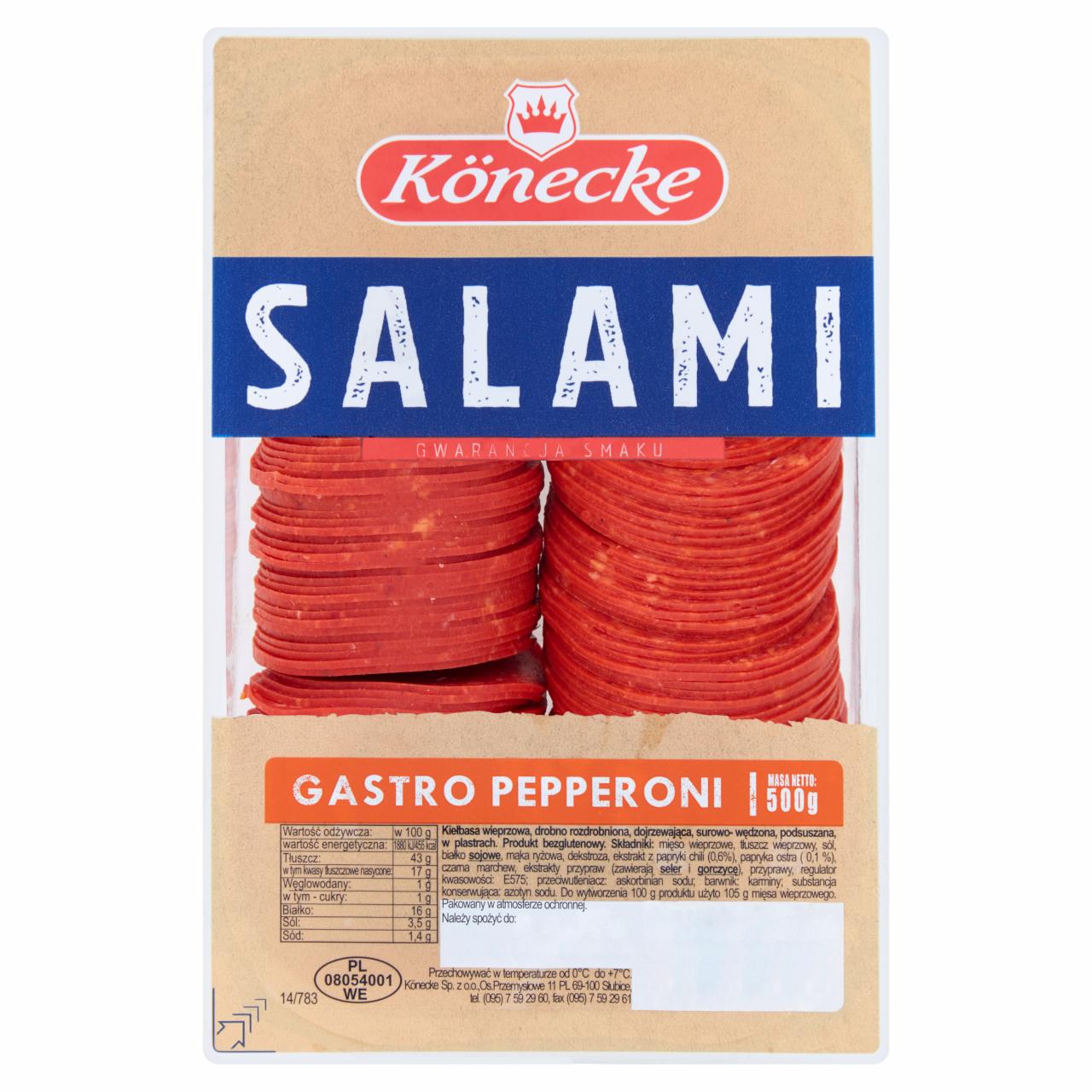 Zdjęcia - Könecke Salami pepperoni gastro 500 g