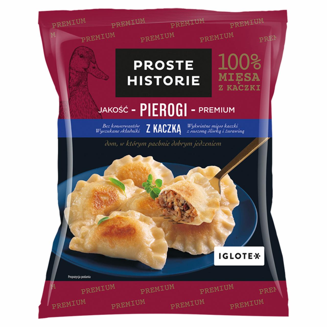 Zdjęcia - Proste Historie Pierogi premium z kaczką 400 g