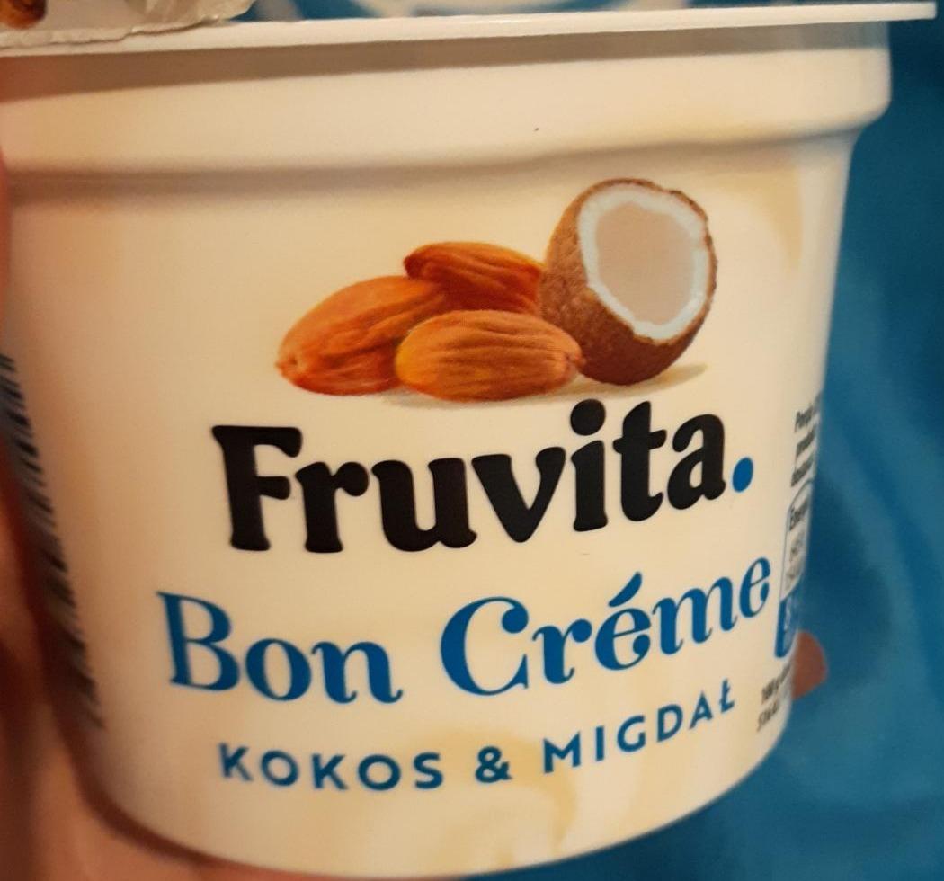 Zdjęcia - Bon Créme jogurt kremowy kokos & migdał FruVita