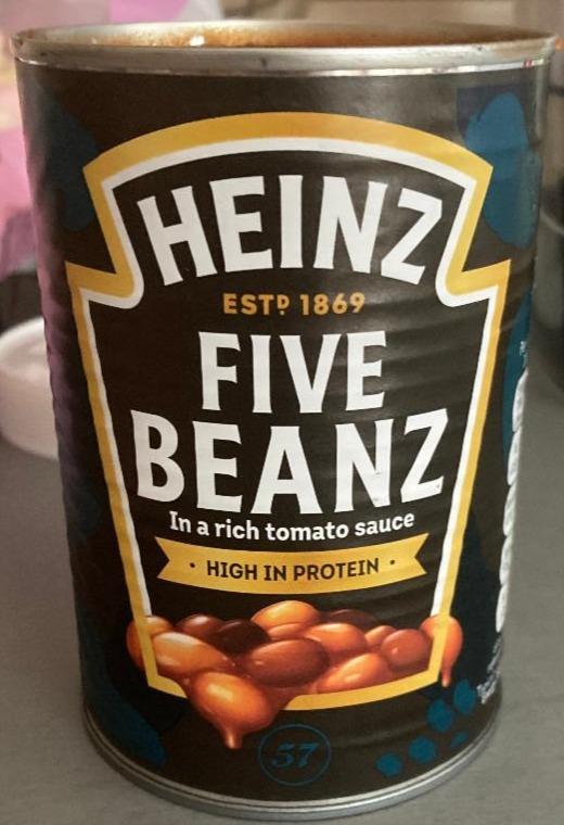 Zdjęcia - Five Beanz In a rich tomato sauce high in protein Heinz