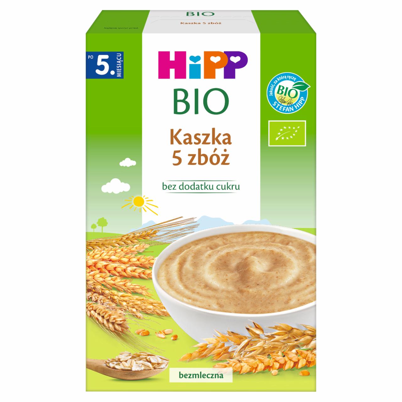 Zdjęcia - HiPP BIO Kaszka 5 zbóż po 5. miesiącu 200 g