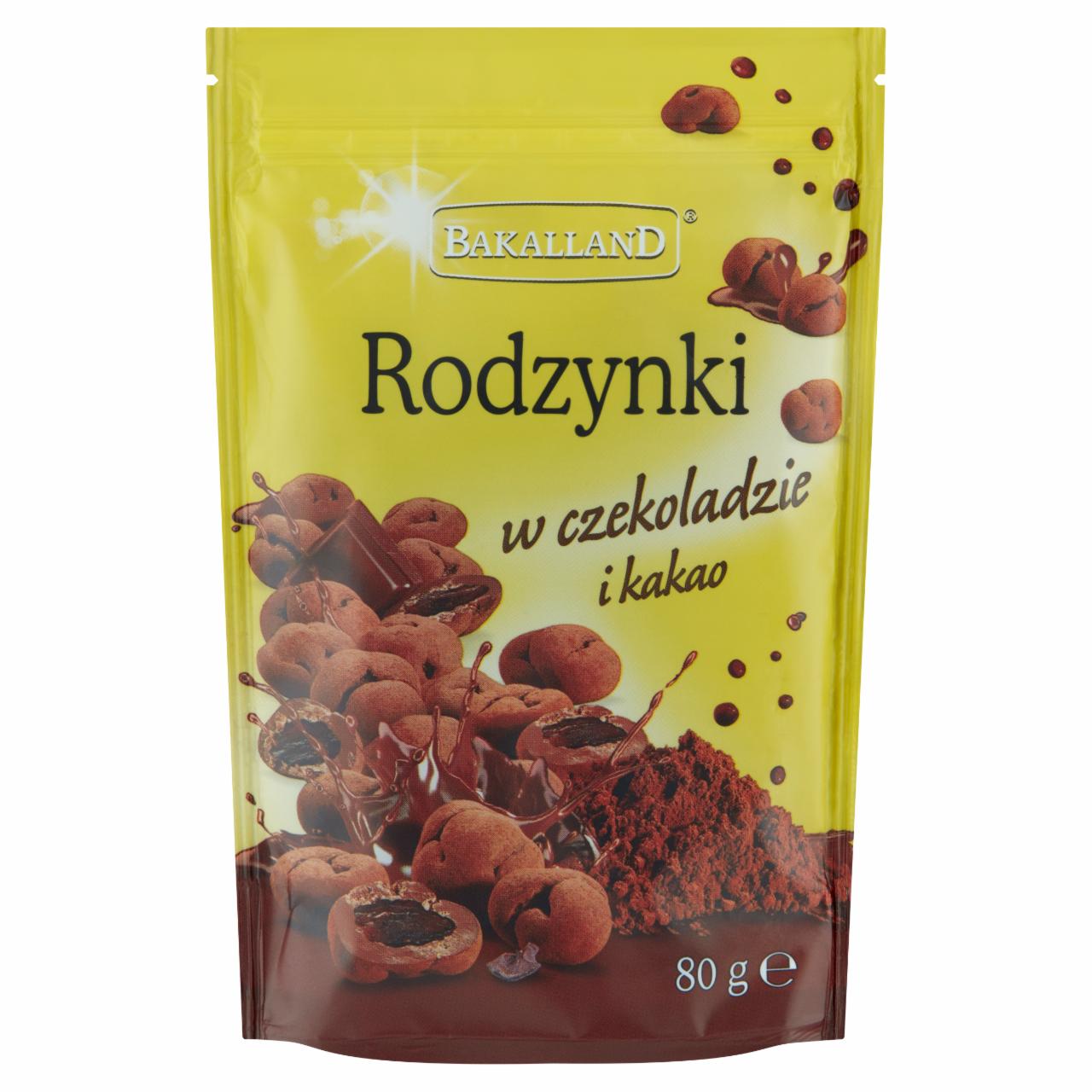 Zdjęcia - Bakalland Rodzynki w czekoladzie i kakao 80 g