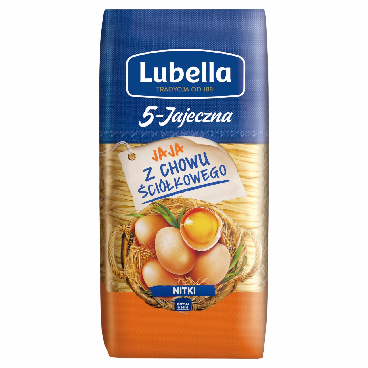 Zdjęcia - Lubella 5-Jajeczna Makaron nitki 250 g