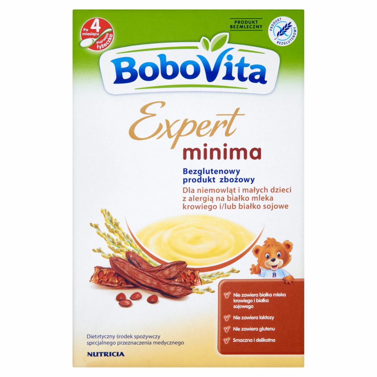 Zdjęcia - BoboVita Expert minima Bezglutenowy produkt zbożowy po 4 miesiącu 350 g