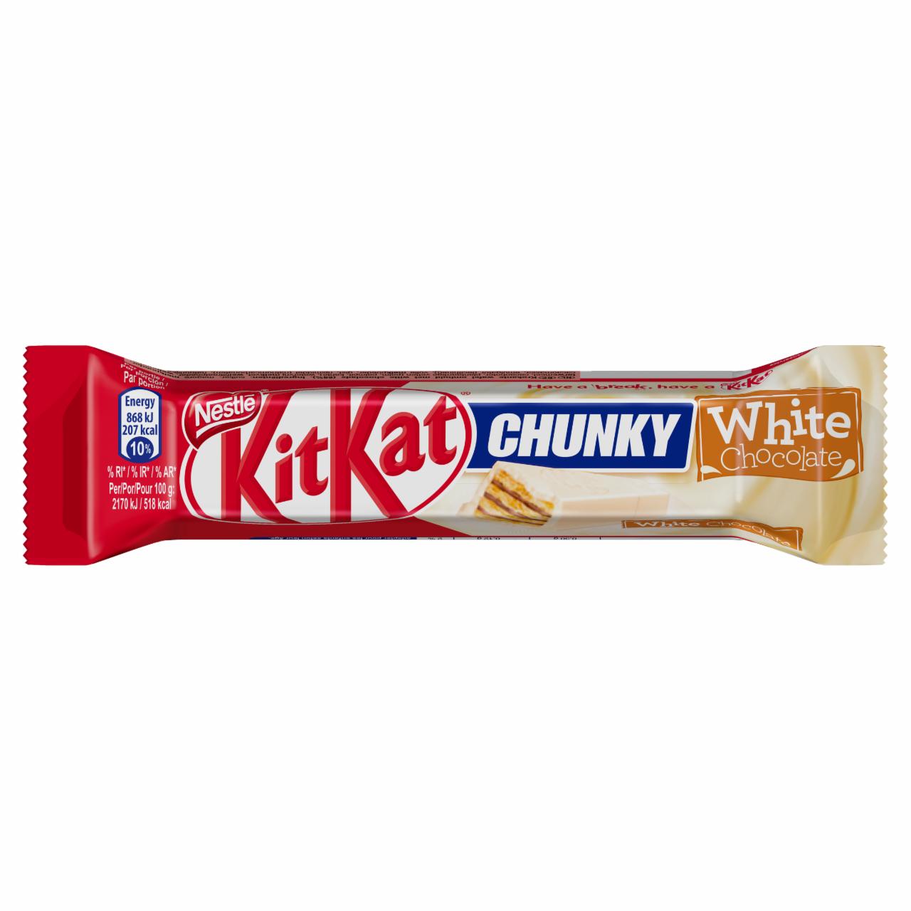 Zdjęcia - KitKat Chunky Paluszek waflowy pokryty białą polewą 40 g