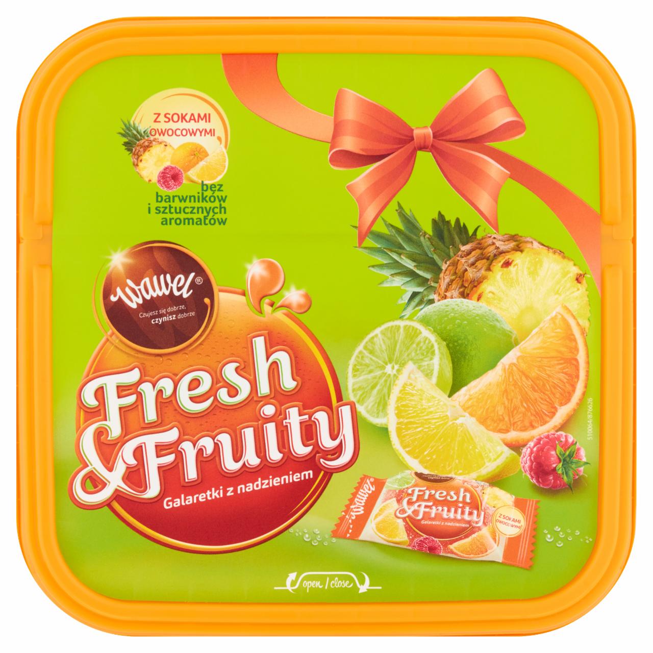 Zdjęcia - Wawel Fresh & Fruity Galaretki z nadzieniem 800 g