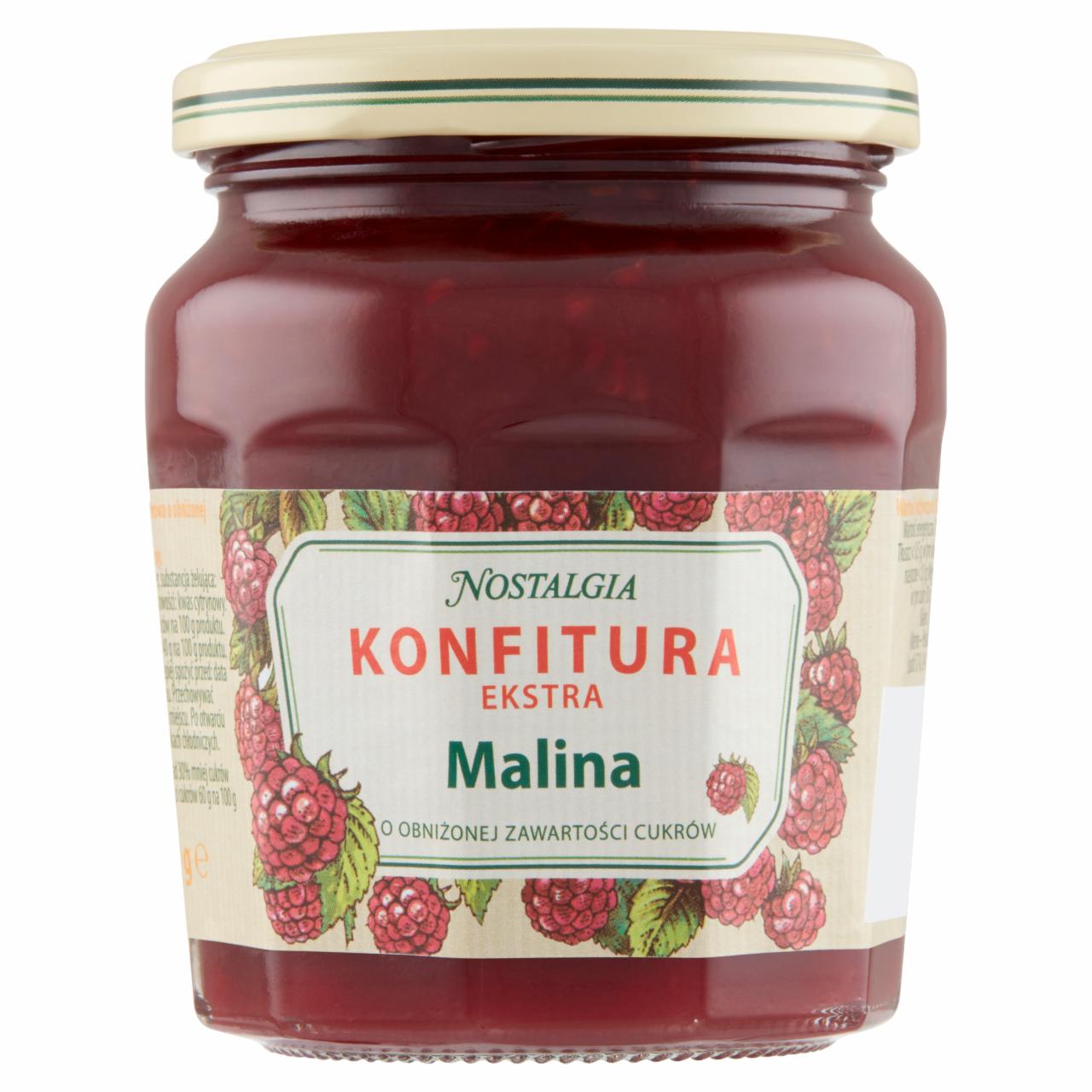 Zdjęcia - Nostalgia Konfitura ekstra malina 240 g