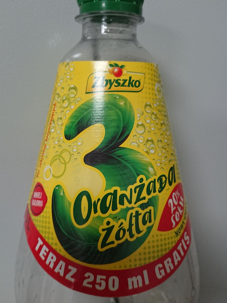 Zdjęcia - Zbyszko Napój gazowany 3 oranżada żółta 1,75 l