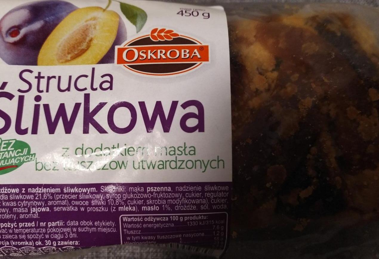 Zdjęcia - Oskroba Strucla śliwkowa 450 g