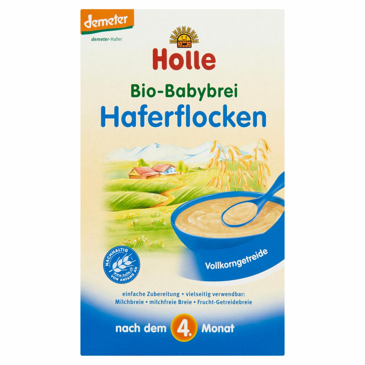 Zdjęcia - Holle Bio kaszka owsiana dla niemowląt powyżej 4. miesiąca życia 250 g