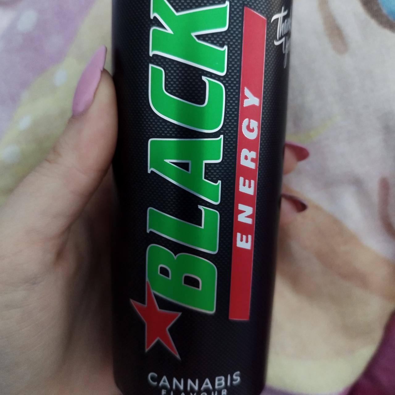 Zdjęcia - Energy Cannabis Gazowany napój energetyzujący Black