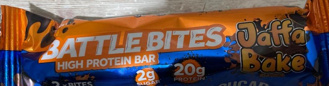 Zdjęcia - Battle bites high protein bar Jaffa bake