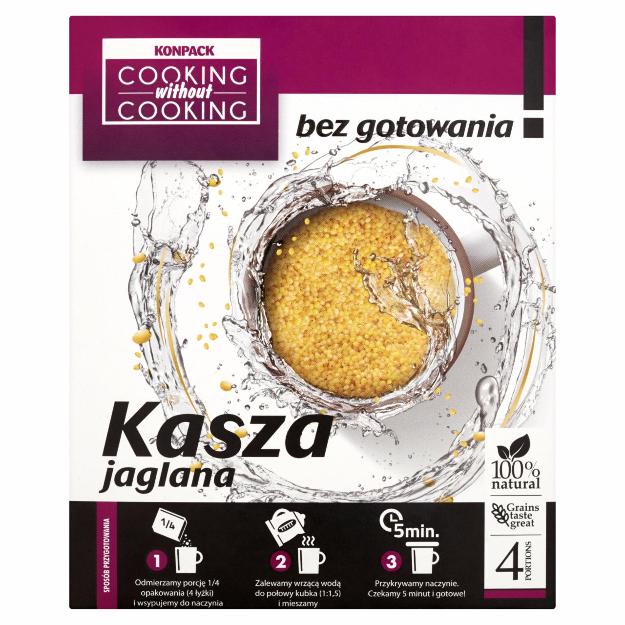 Zdjęcia - Konpack Cooking without Cooking Kasza jaglana bez gotowania 200 g