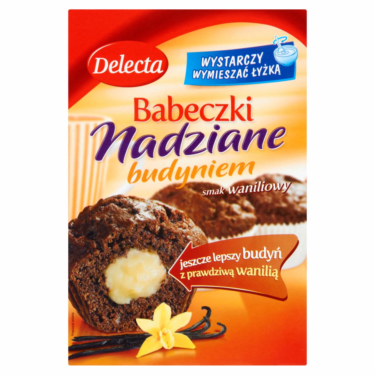 Zdjęcia - Delecta Babeczki nadziane budyniem smak waniliowy 315 g