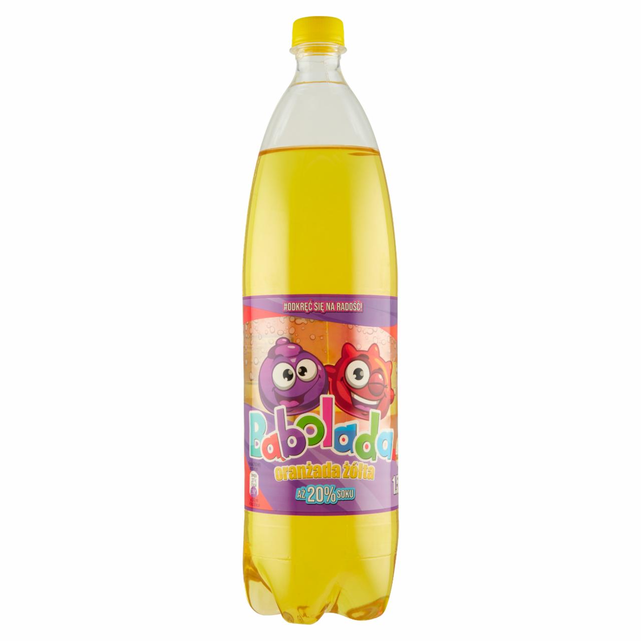 Zdjęcia - Bąbolada Oranżada żółta 1,5 l