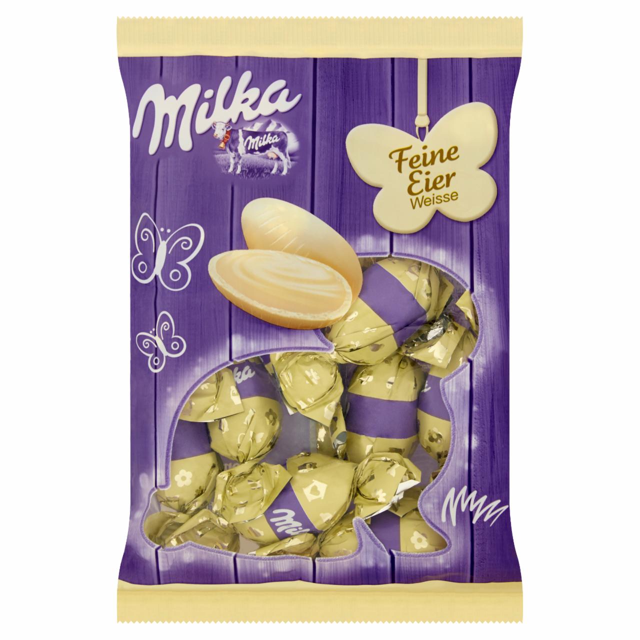 Zdjęcia - Milka Fine Eggs Czekolada biała 90 g