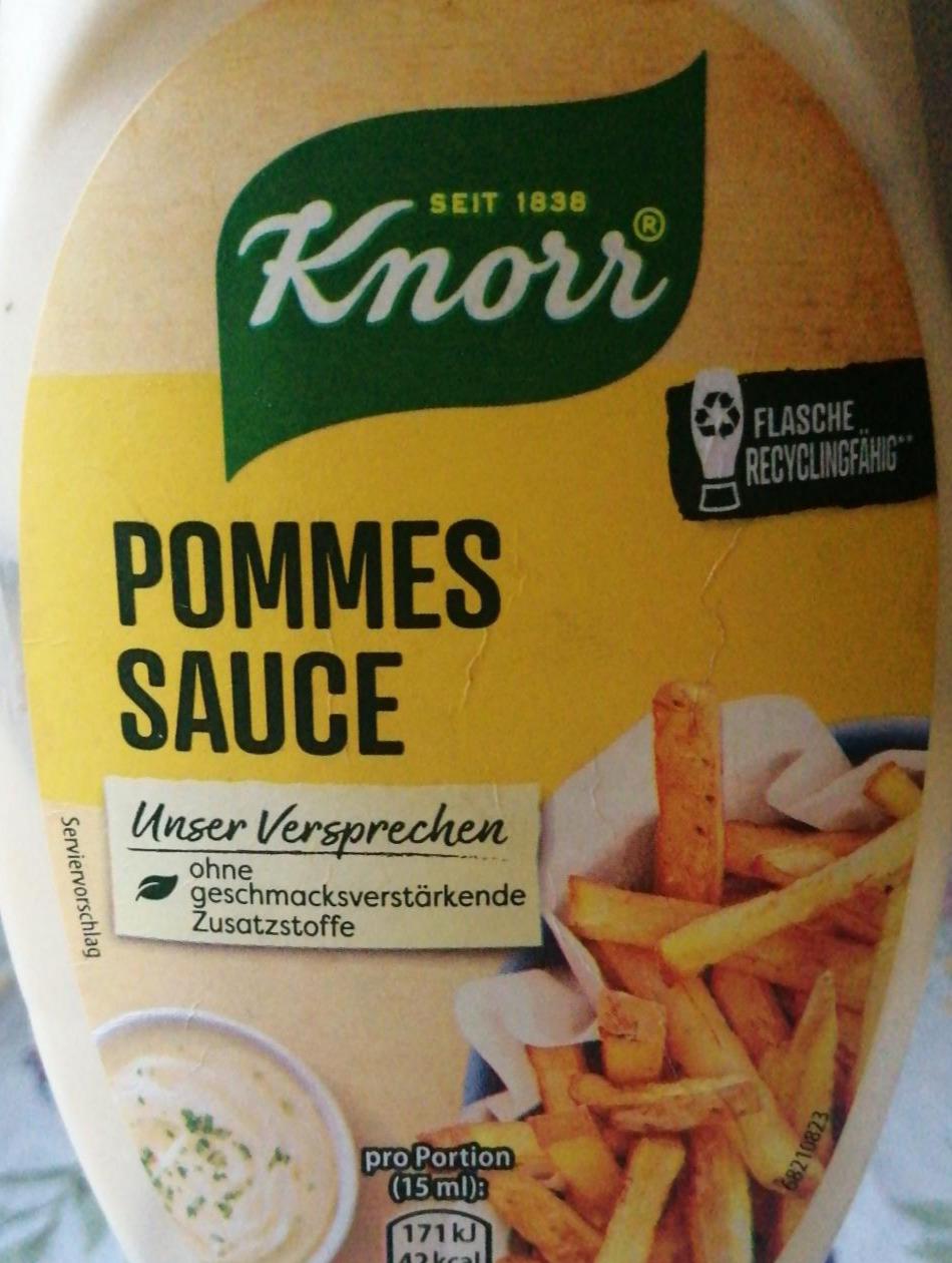 Zdjęcia - Pommes Sauce Knorr