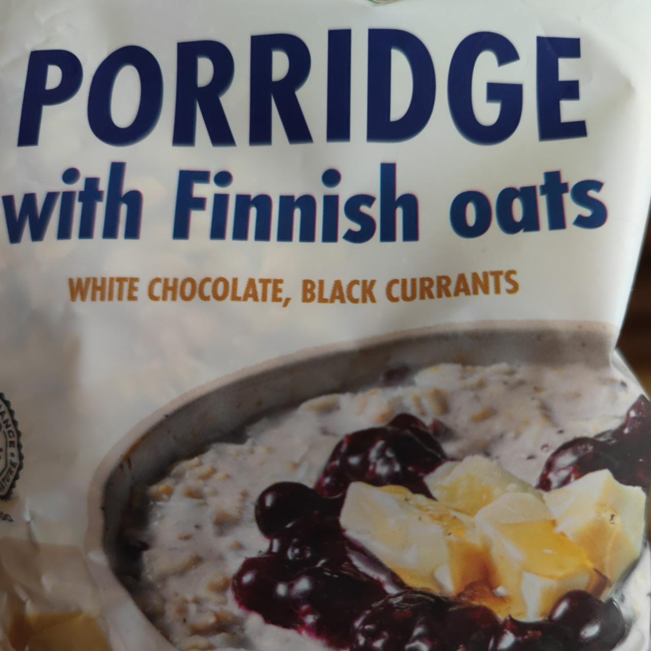 Zdjęcia - Porridge with finnish oats white chocolate black currants One Day More