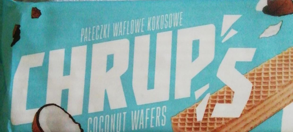 Zdjęcia - Pałeczki waflowe kokosowe chrups coconut wafers Cukry Nyskie