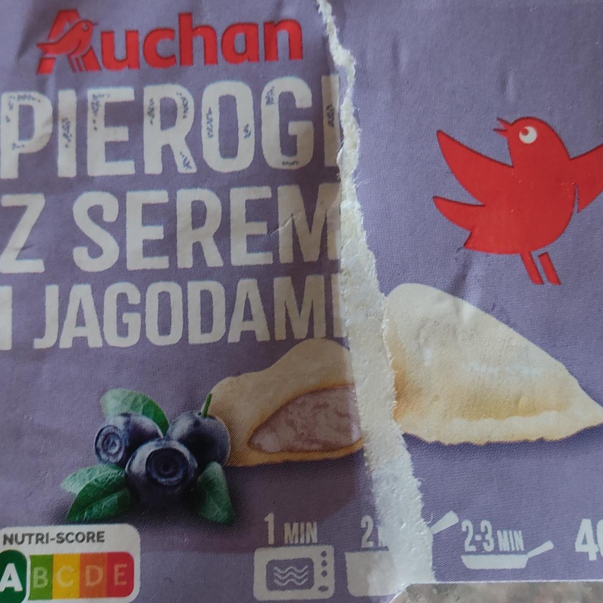 Zdjęcia - Pierogi z serem i jagodami auchan