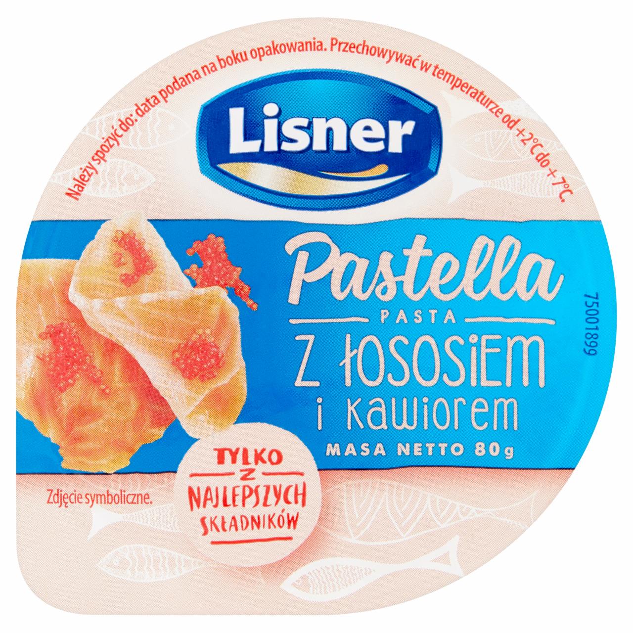 Zdjęcia - Lisner Pastella Pasta z łososiem i kawiorem 80 g