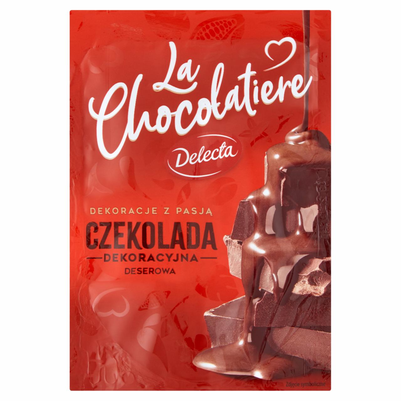 Zdjęcia - Delecta La Chocolatiere Czekolada dekoracyjna deserowa 100 g