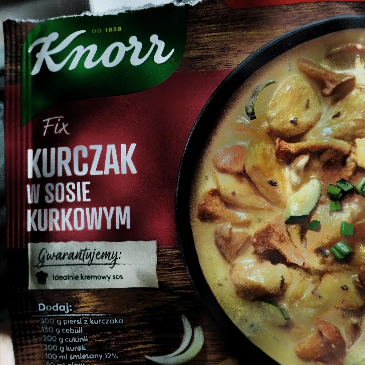 Zdjęcia - Fix kurczak w sosie kurkowym Knorr