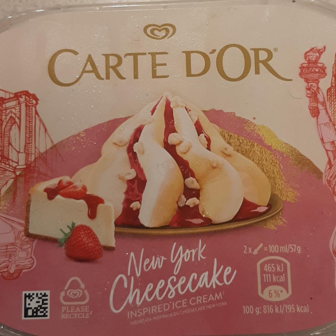 Zdjęcia - New York Cheesecake Carte Dor