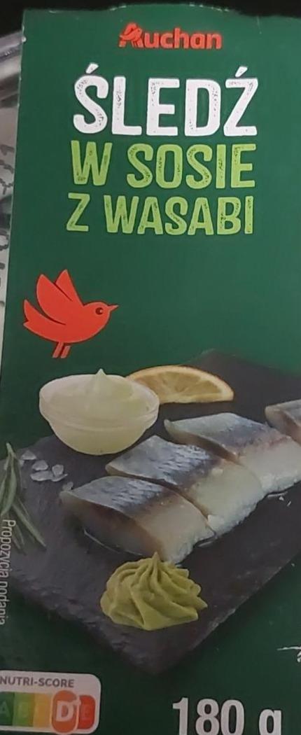 Zdjęcia - Śledź w sosie z wasabi Auchan