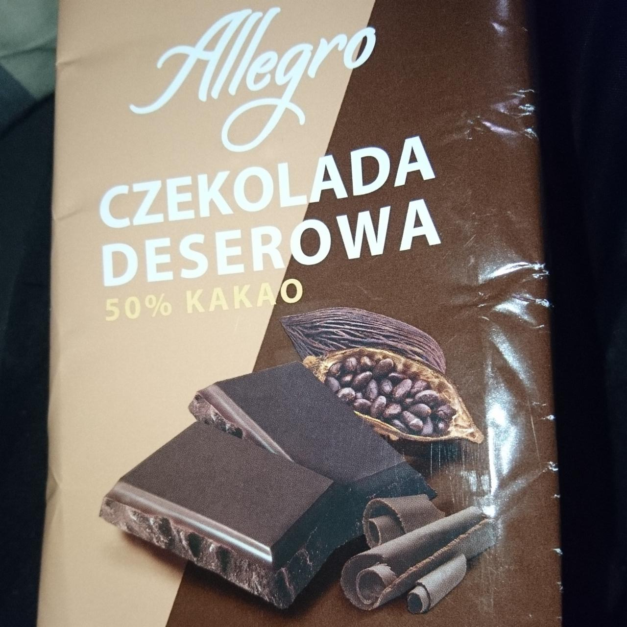 Zdjęcia - Czekolada deserowa 50% kakao Allegro