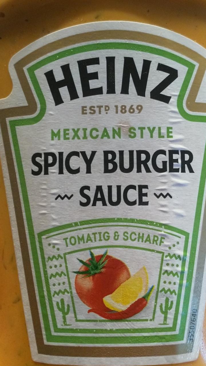 Zdjęcia - Heinz spicy burger sauce