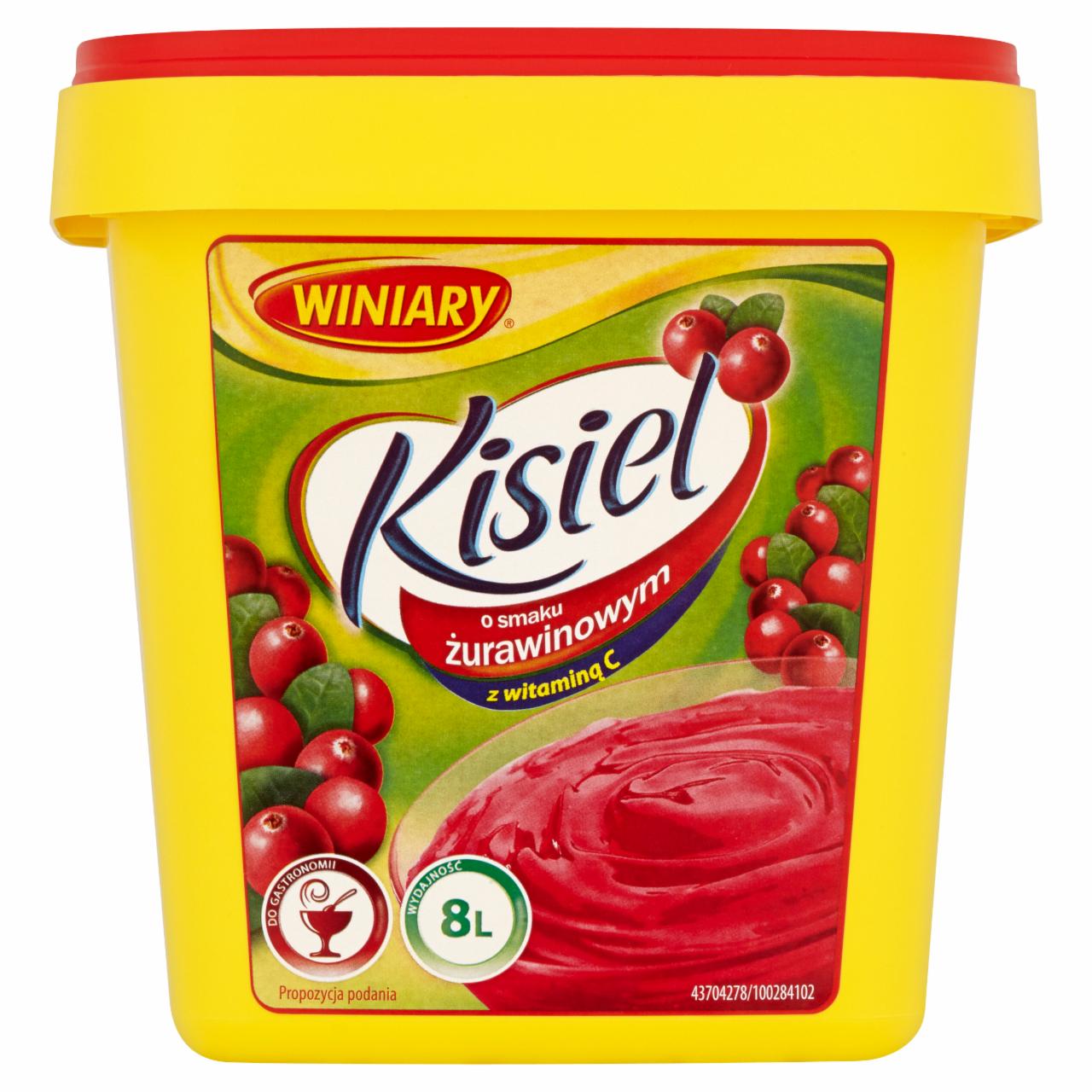 Zdjęcia - Winiary Kisiel o smaku żurawinowym z witaminą C 1,3 kg