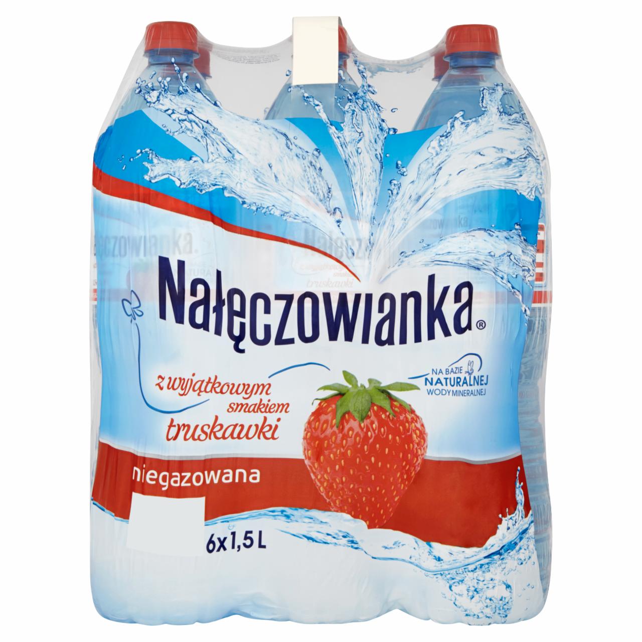 Zdjęcia - Nałęczowianka niegazowana ze smakiem truskawki Napój 6 x 1,5 l