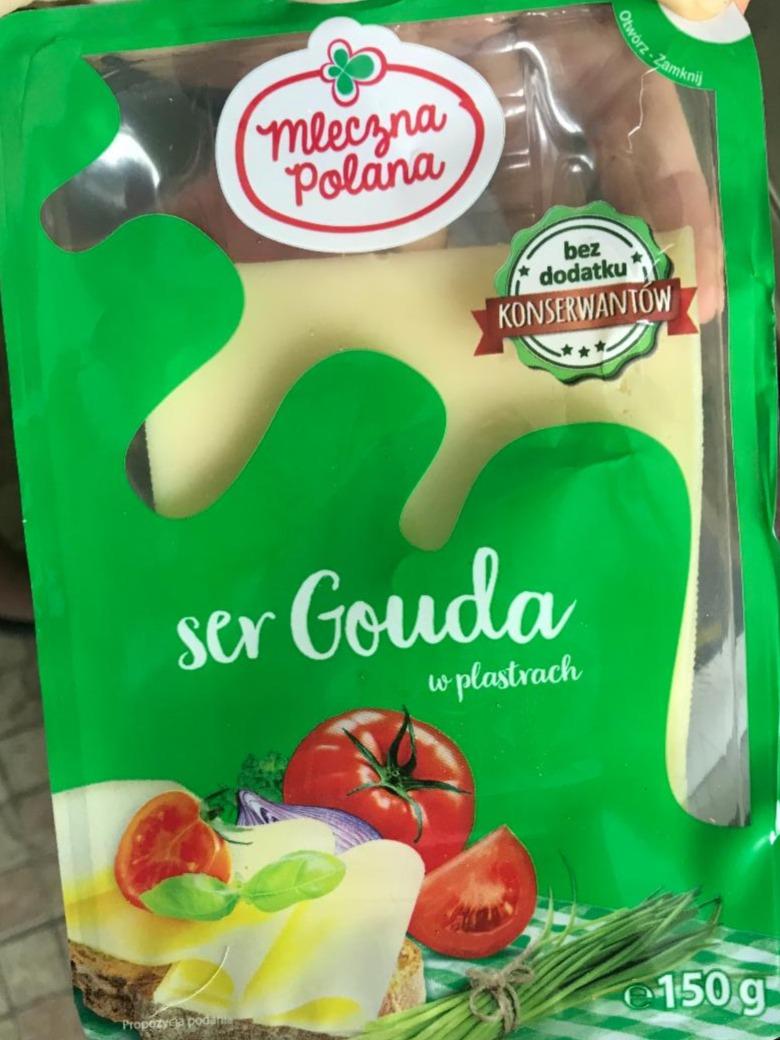 Zdjęcia - Ser gouda w plastrach Mleczna Kraina