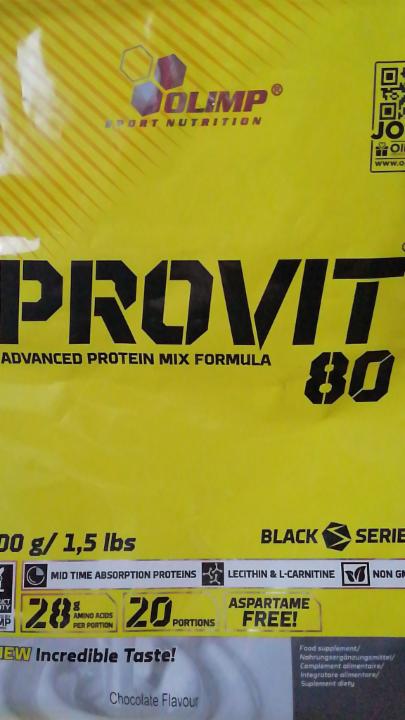 Zdjęcia - Provit advanced protein mix formula 80 chocolate flavour Olimp