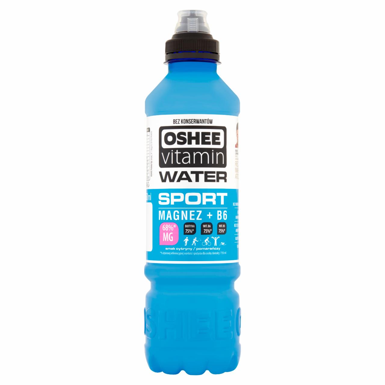 Zdjęcia - Oshee Vitamin Water Napój niegazowany o smaku cytryny-pomarańczy 750 ml