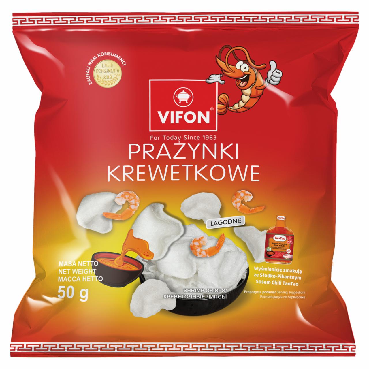 Zdjęcia - Vifon Prażynki krewetkowe łagodne 50 g