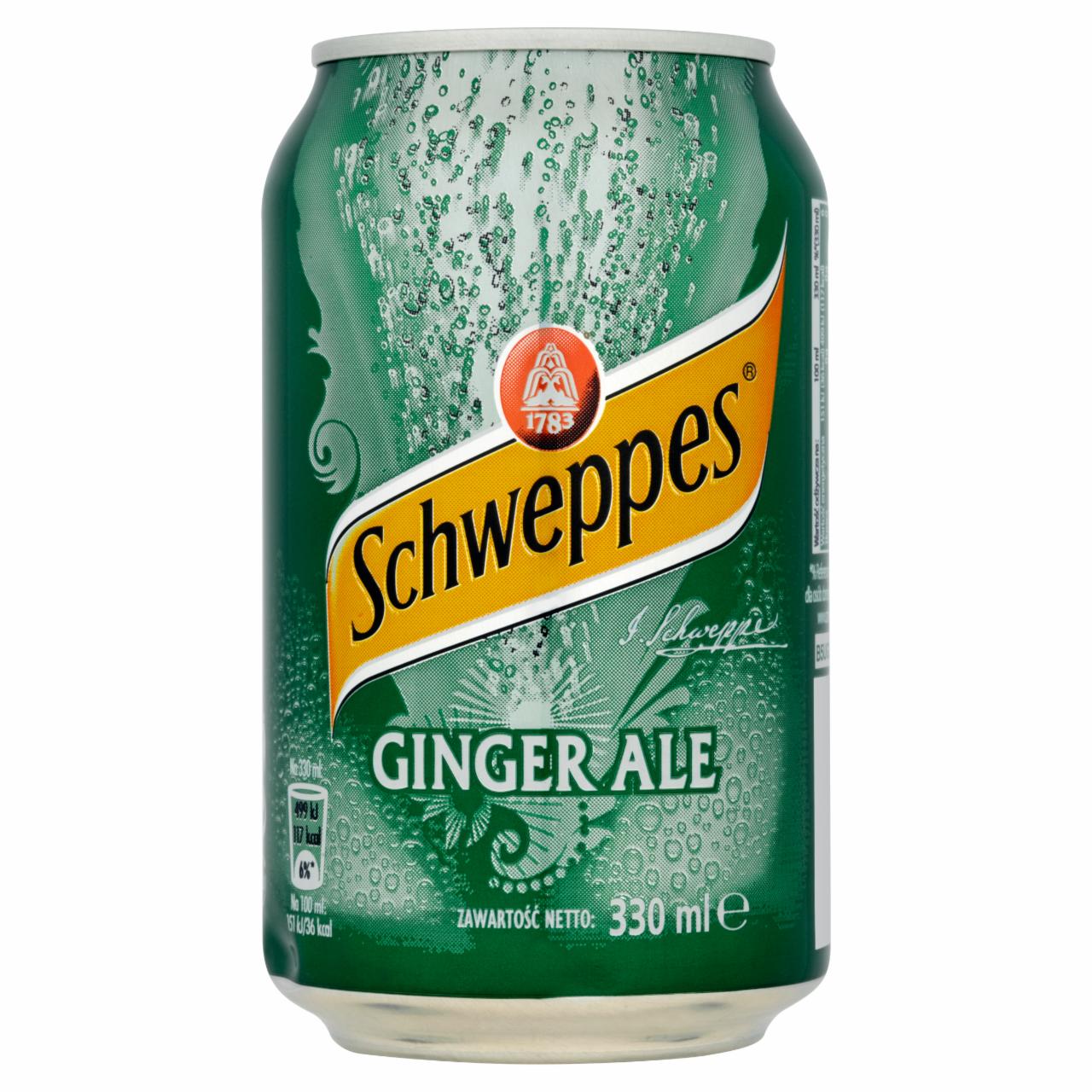 Zdjęcia - Schweppes Ginger Ale Napój gazowany 330 ml