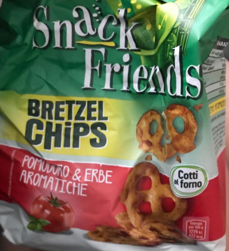 Zdjęcia - Snack Friends Bretzel Chips Pomodoro & Erbe Aromatiche Cameo