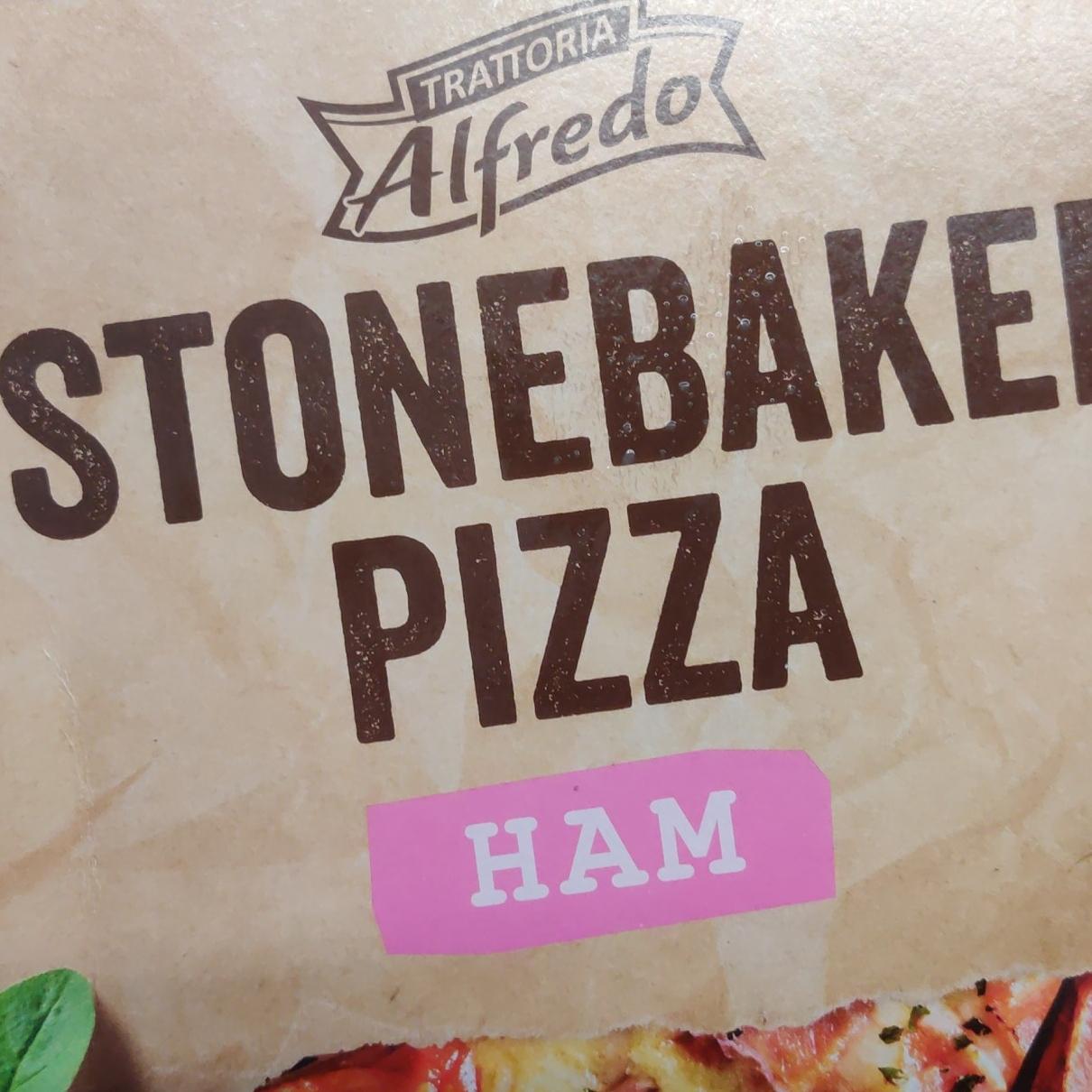 Zdjęcia - stone baked pizza ham Lidl 