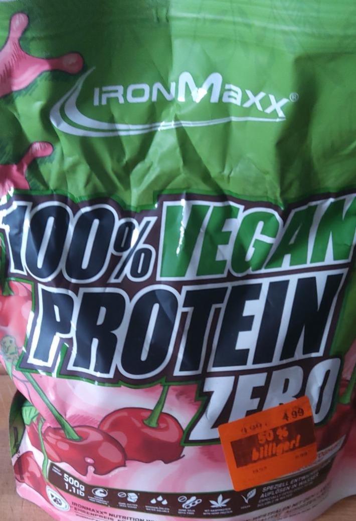 Zdjęcia - IronMaxx 100% vegan Protein zero cherry yogurt 