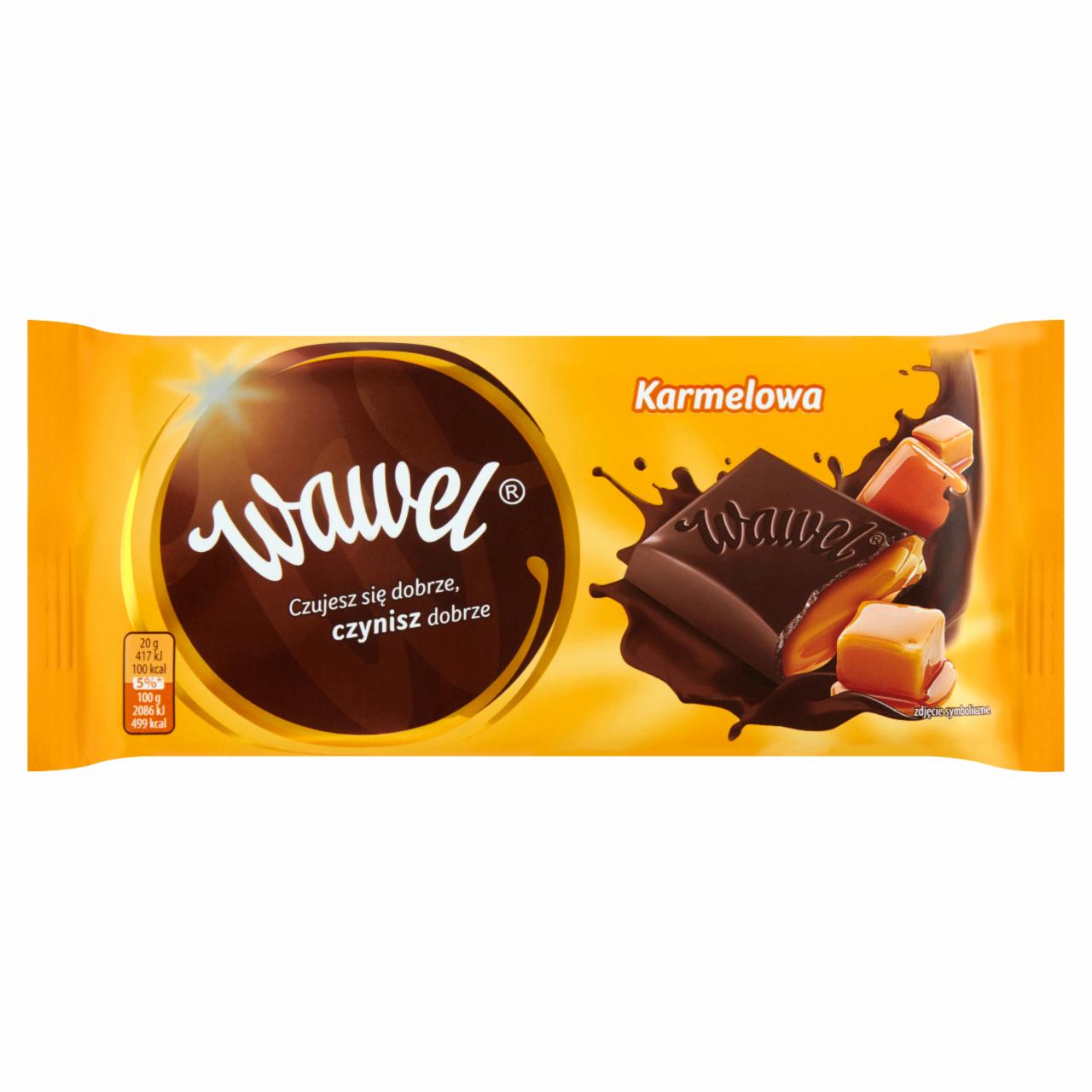 Zdjęcia - Wawel Karmelowa Czekolada nadziewana 100 g