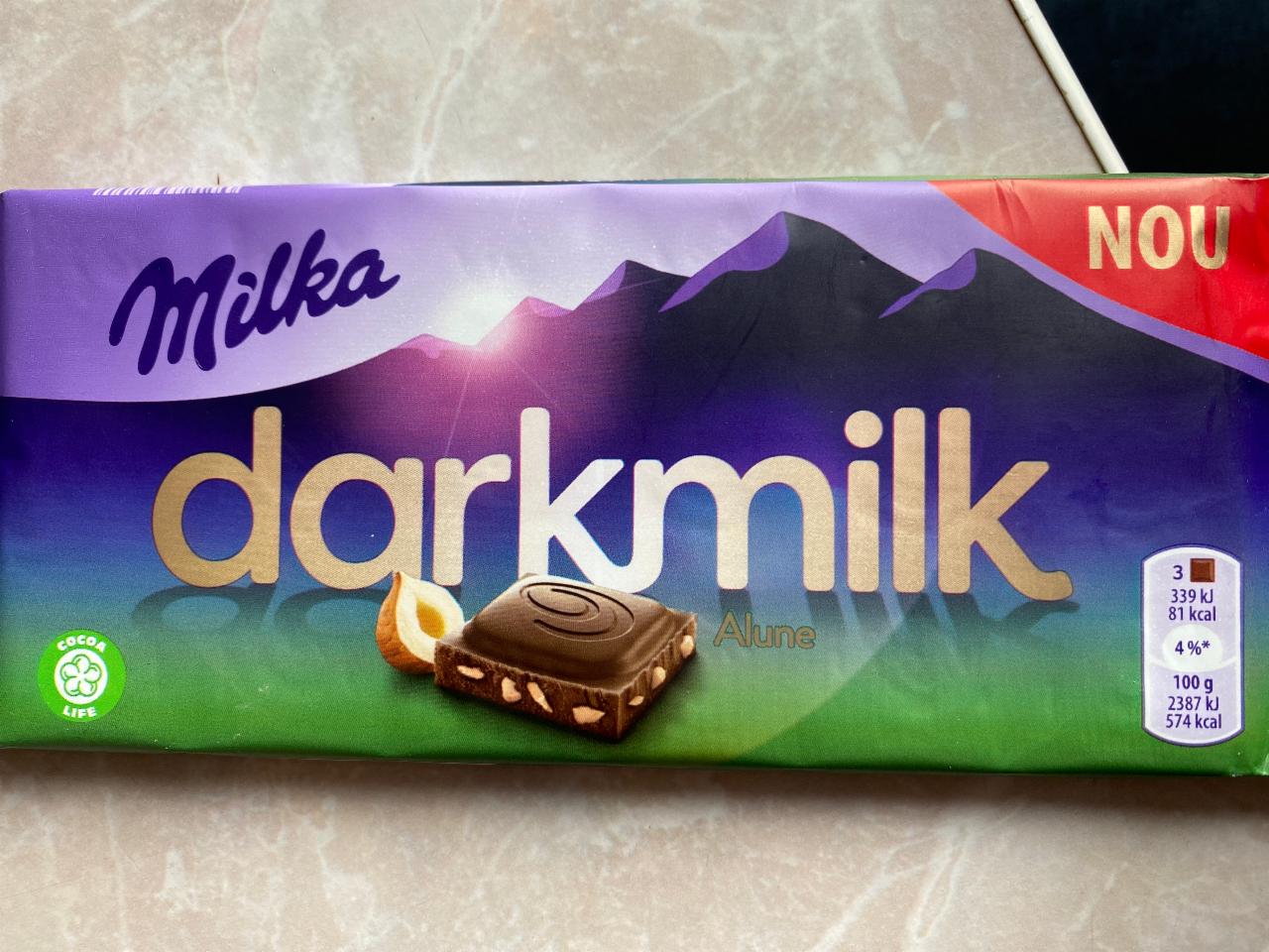 Zdjęcia - Milka Delicate Dark Czekolada z mleka alpejskiego Salted Caramel 85 g