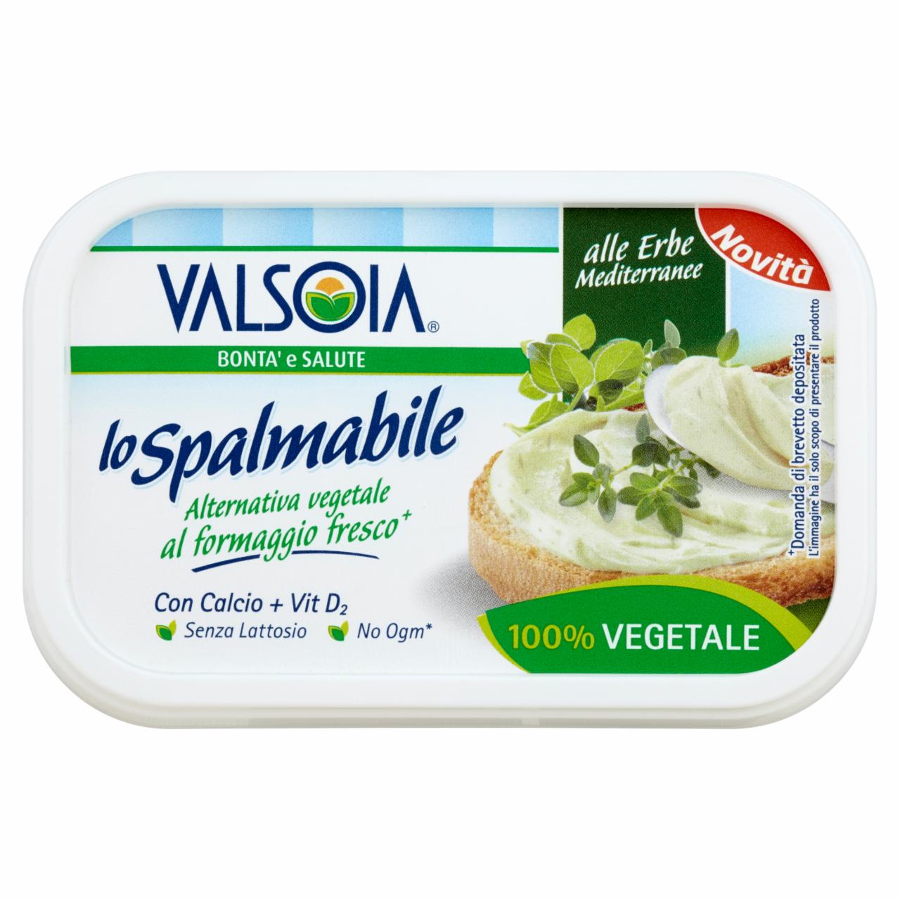 Zdjęcia - Valsoia Lo Spalmabile Kremowa pasta kanapkowa z ziołami 125 g