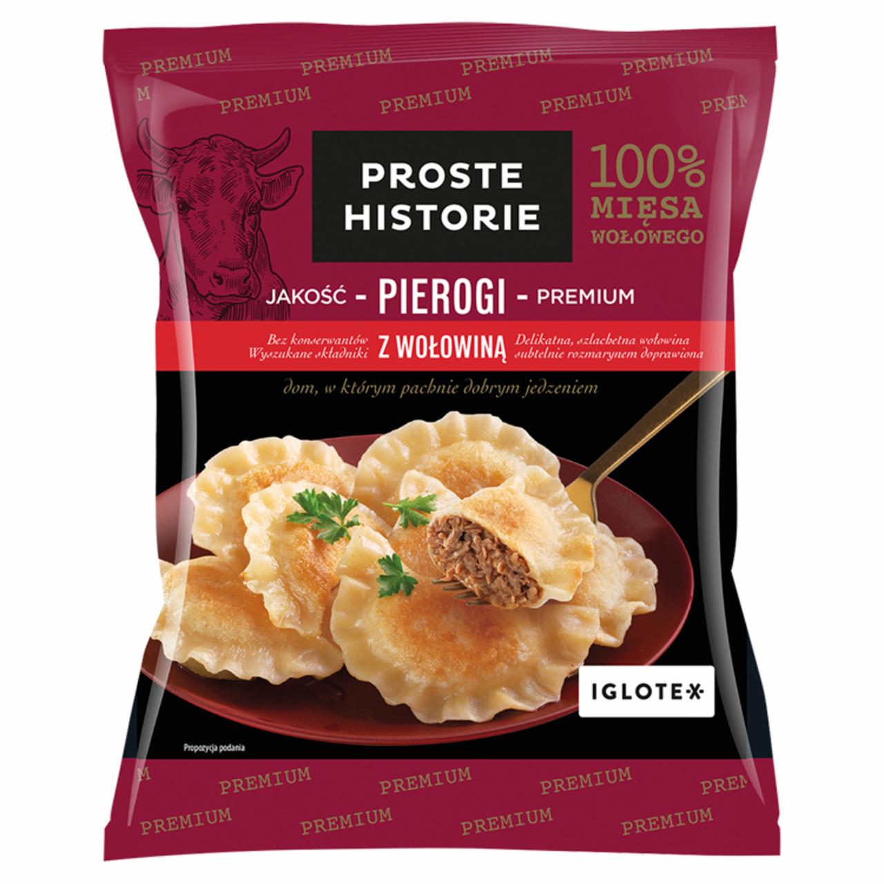 Zdjęcia - Proste Historie Pierogi premium z wołowiną 400 g