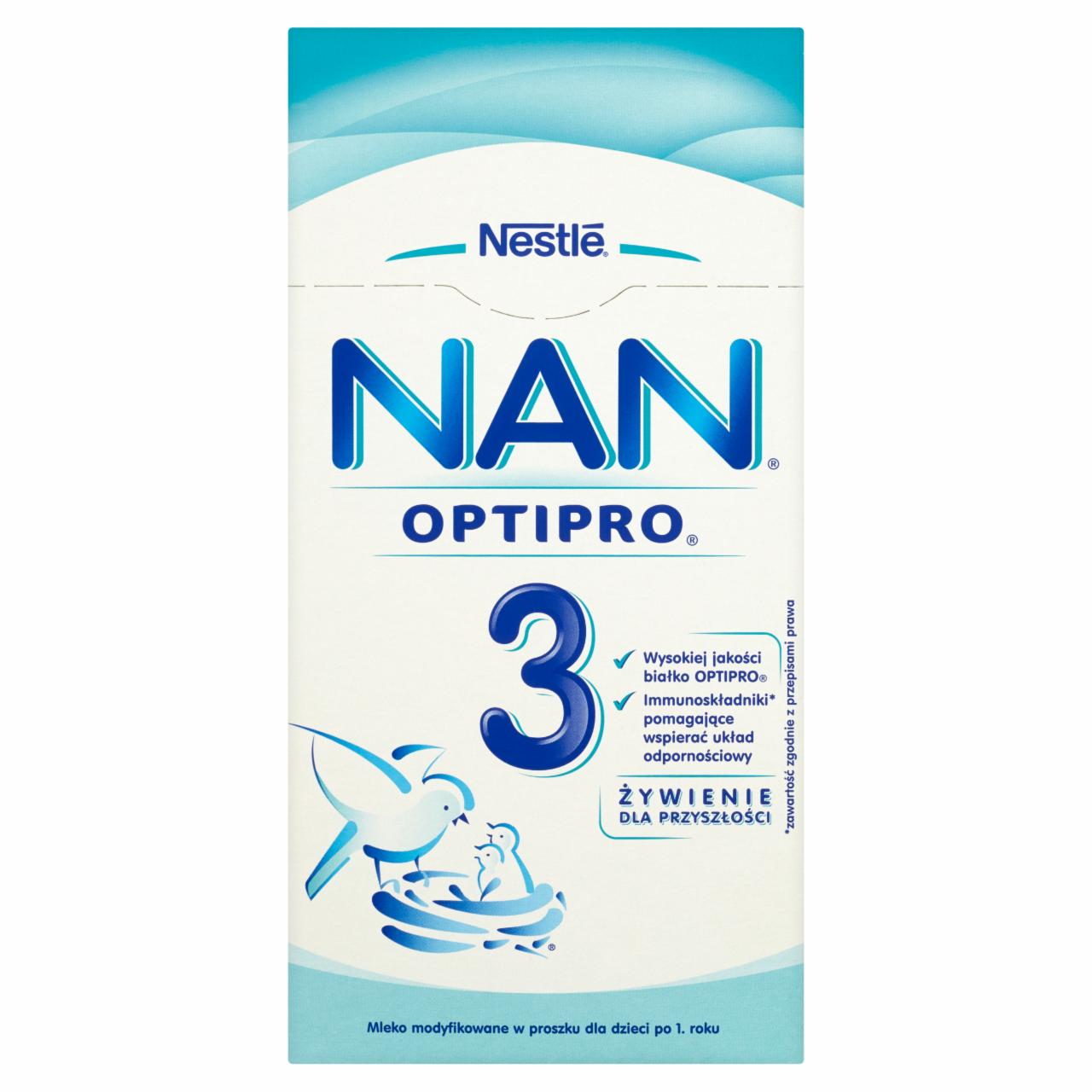 Zdjęcia - NAN OPTIPRO 3 Mleko modyfikowane w proszku dla dzieci po 1. roku 350 g