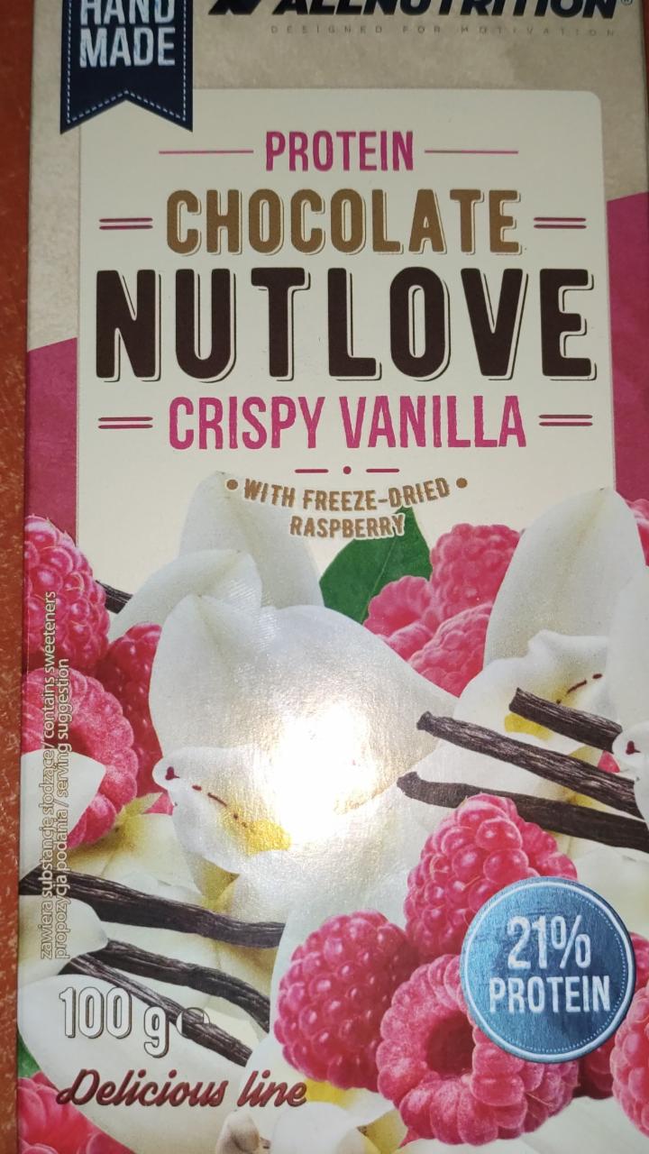 Zdjęcia - Protein Chocolate nutlove Crispy Vanilla AllNutrition