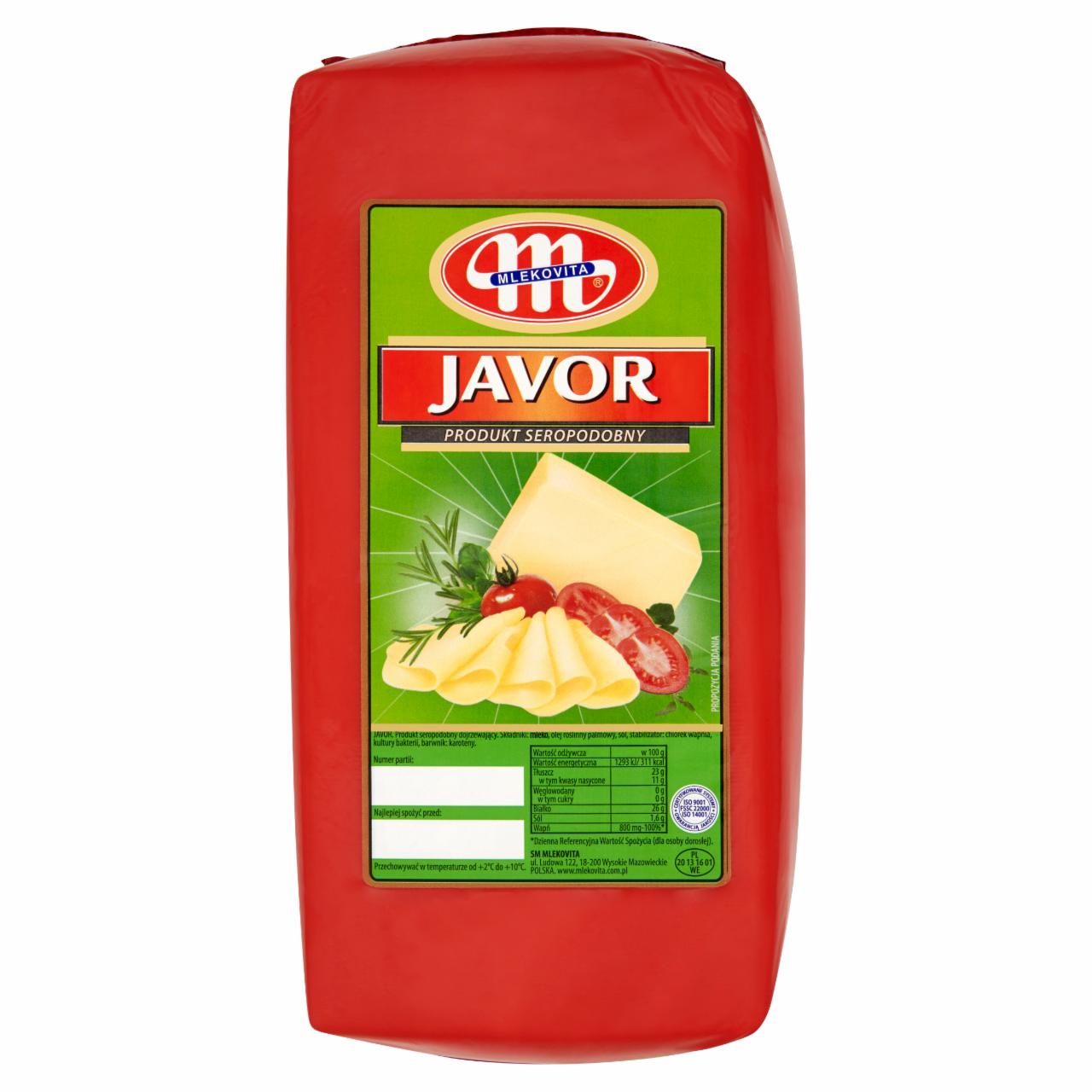 Zdjęcia - Mlekovita Javor Produkt seropodobny