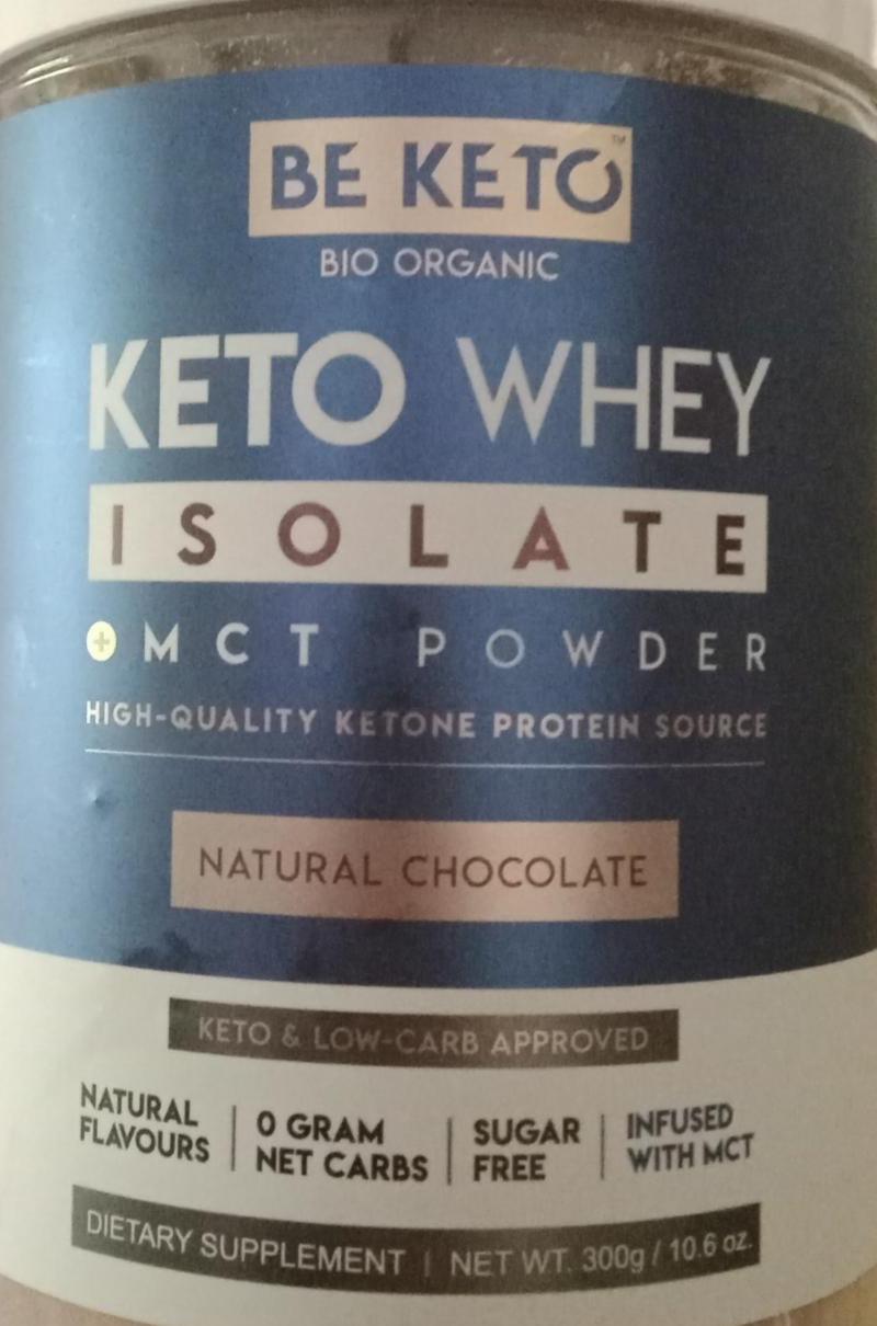 Zdjęcia - Keto Whey Isolate omct powder Natural Chocolate Be Keto Bio Organic