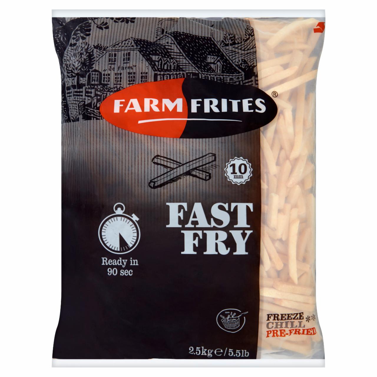 Zdjęcia - Farm Frites Wstępnie podsmażone głęboko zamrożone frytki ziemniaczane 10 mm 2,5 kg